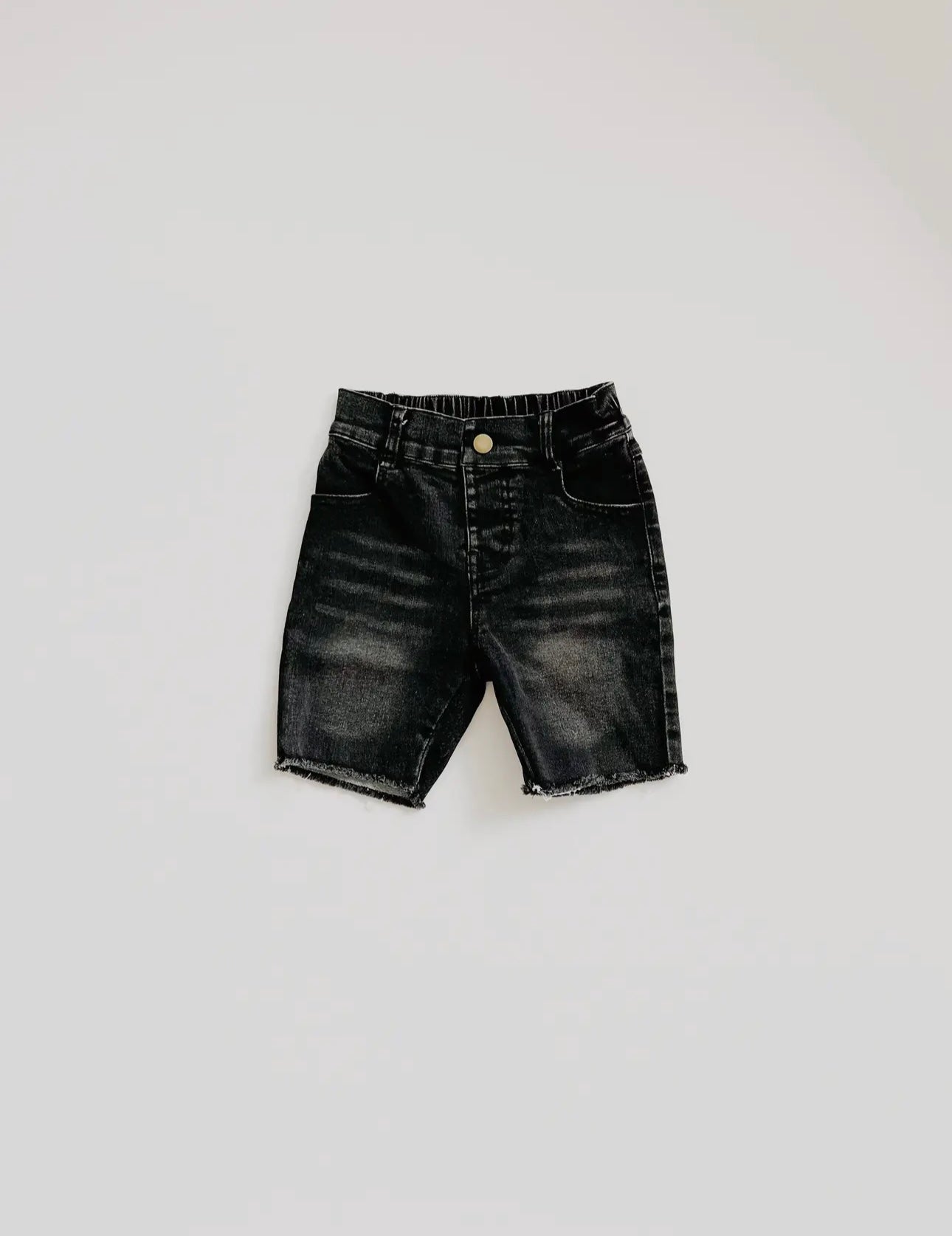 Denim Shorts | Faded Black