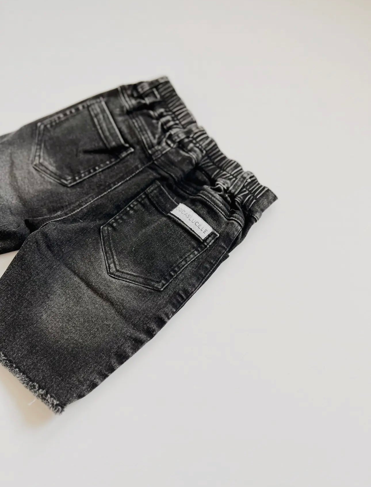 Denim Shorts | Faded Black