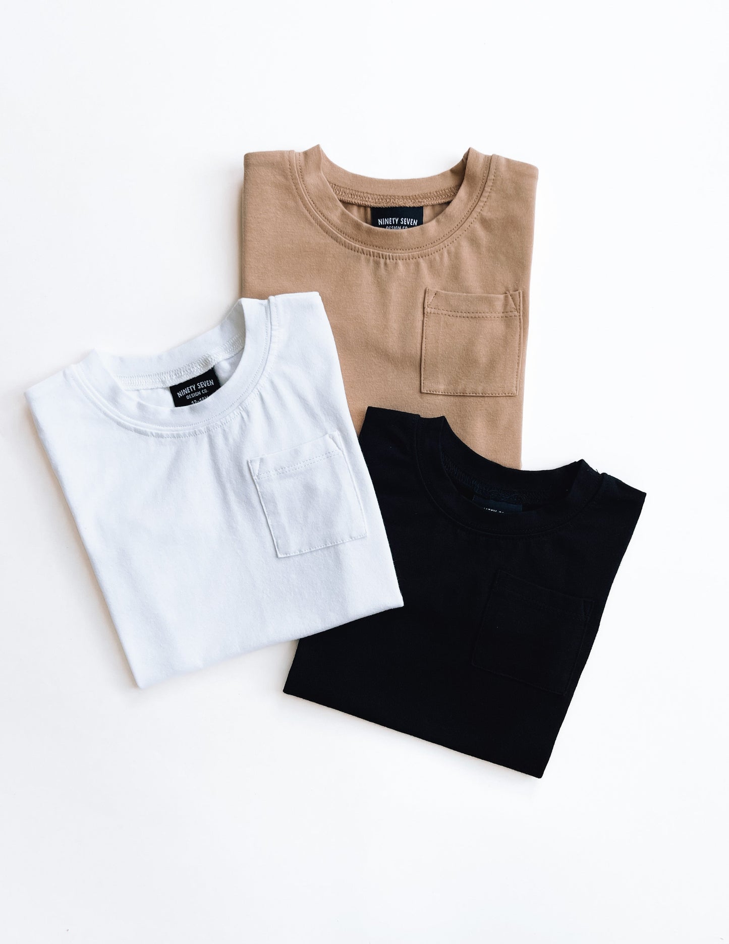 BASIC POCKET TEE - WHITE