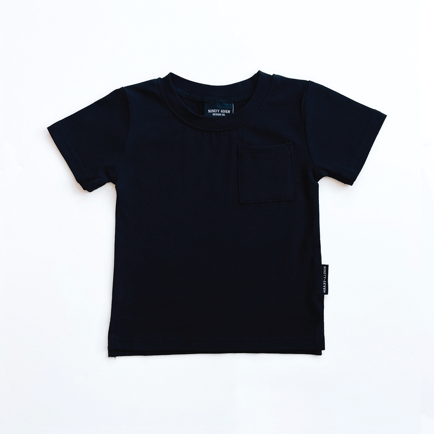 BASIC POCKET TEE - BLACK